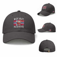 Funny Norway Drummer Ro Ro Baseball Cap Patriotic Norge Norwegian Flag Rowing Support