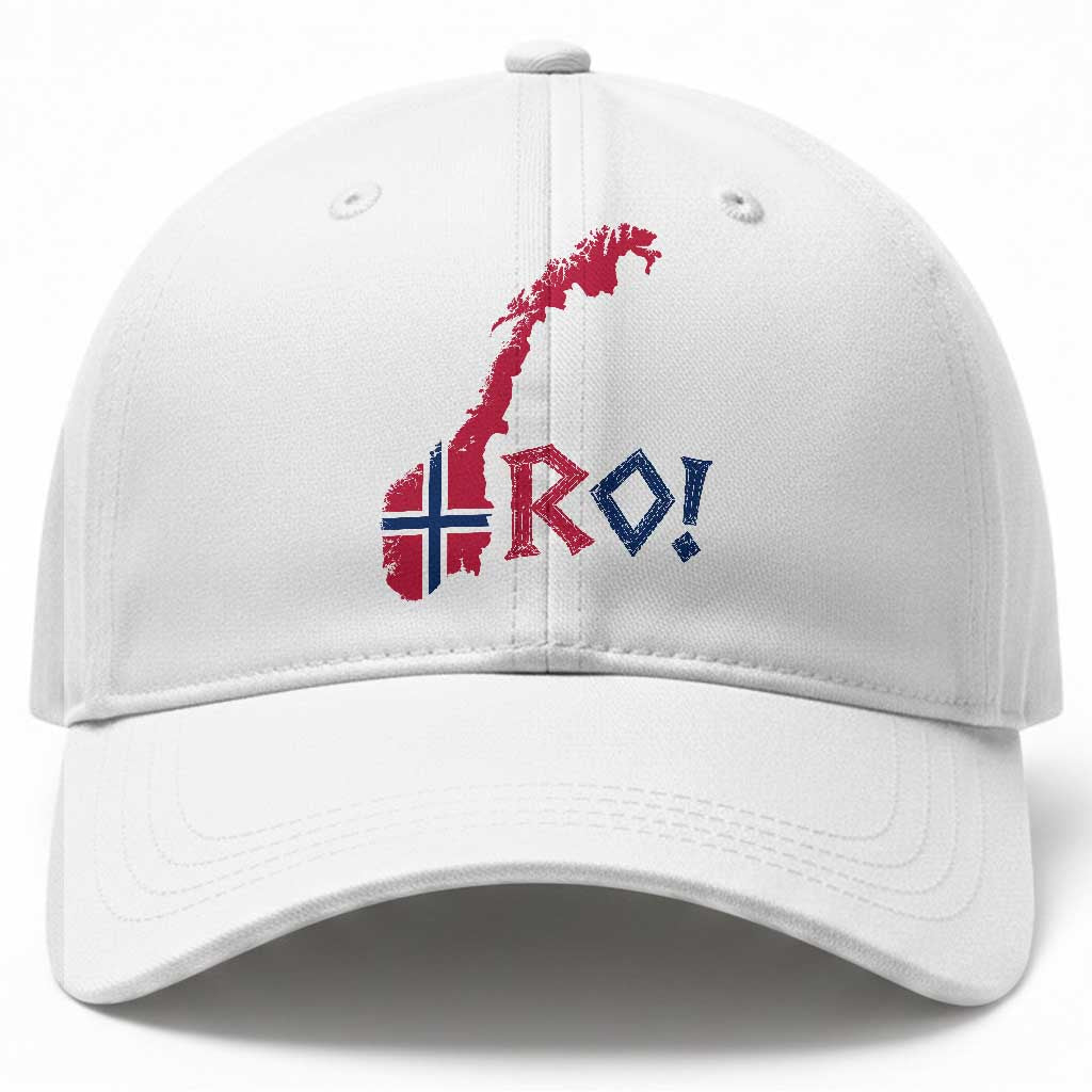 Norway Flag Country Map Patriotic Ro Ro Chant Baseball Cap Norwegian Viking Row Soccer Supporter Football Fans