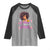 Breast Cancer Awareness Raglan Shirt In October We Wear Pink Black Afro Woman