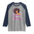 Breast Cancer Awareness Raglan Shirt In October We Wear Pink Black Afro Woman