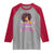 Breast Cancer Awareness Raglan Shirt In October We Wear Pink Black Afro Woman