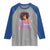 Breast Cancer Awareness Raglan Shirt In October We Wear Pink Black Afro Woman