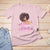 Breast Cancer Awareness T Shirt In October We Wear Pink Ribbon Black Afro Women - Wonder Print Shop