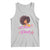 Breast Cancer Awareness Tank Top In October We Wear Pink Black Afro Woman