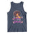 Breast Cancer Awareness Tank Top In October We Wear Pink Black Afro Woman