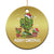 Merry Xmas In Arizona US State Funny Saguaro Cactus Christmas Tree Christmas Ornament - Wonder Print Shop