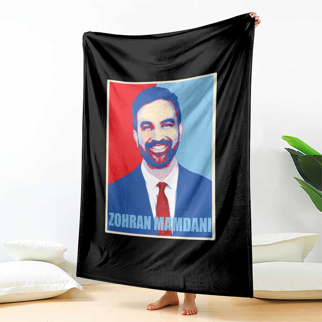 Zohran Madamni Throw Blanket for New York Mayor - Wonder Print Shop
