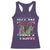 Funny Autism Raccoon Meme Racerback Tank Top Rizz Em With The Tism Autistic Raccoons