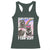 Funny Raccoon Meme Racerback Tank Top Idk How Much Longer I Can Slay