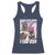 Funny Raccoon Meme Racerback Tank Top Idk How Much Longer I Can Slay