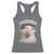 Funny Cat Meme Racerback Tank Top Certified Freak Eat Cement Cursed Cat