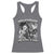 Funny Alpha Wolf Meme Racerback Tank Top Hide Your Wife The Alpha Is Here Humorous Cringe