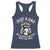 Funny Raccoon Dad Meme Racerback Tank Top Just A Dad Who Always Came Back With The Milk Father Birthday Father's Day