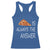 Funny Pizza Lover Racerback Tank Top Pizza is Always the Answer Fast Food Addicted