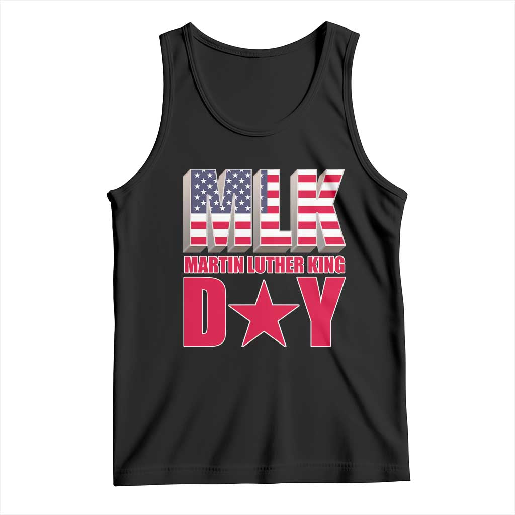 MLK Day Tank Top Martin Luther King Jr American Civil Rights Leader