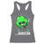 Funny Dabbing Shamrock Racerback Tank Top Bruh St. Patrick's Day