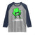 Funny Dabbing Shamrock Raglan Shirt Bruh St. Patrick's Day