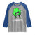 Funny Dabbing Shamrock Raglan Shirt Bruh St. Patrick's Day