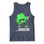 Funny Dabbing Shamrock Tank Top Bruh St. Patrick's Day