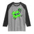 Funny Basketball Shamrock Raglan Shirt Dunking Sports Player St. Patrick's Day