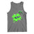 Funny Basketball Shamrock Tank Top Dunking Sports Player St. Patrick's Day