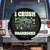 Funny St Patricks Day Monster Truck Spare Tire Cover I Crush Shamrocks Retro