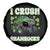 Funny St Patricks Day Monster Truck Spare Tire Cover I Crush Shamrocks Retro