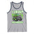 Funny St Patricks Day Monster Truck Tank Top I Crush Shamrocks Retro