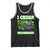 Funny St Patricks Day Monster Truck Tank Top I Crush Shamrocks Retro