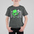 Funny Soccer Shamrock T Shirt For Kid Dabbing Player St. Patrick's Day