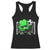 Funny Soccer Shamrock Racerback Tank Top Dabbing Player St. Patrick's Day