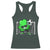 Funny Soccer Shamrock Racerback Tank Top Dabbing Player St. Patrick's Day