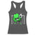 Funny Soccer Shamrock Racerback Tank Top Dabbing Player St. Patrick's Day