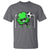 Funny Soccer Shamrock T Shirt Dabbing Player St. Patrick's Day