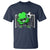 Funny Soccer Shamrock T Shirt Dabbing Player St. Patrick's Day