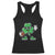 St Patrick's Day Lucky Shamrock Football Racerback Tank Top Sport Lover Gift