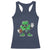 St Patrick's Day Lucky Shamrock Football Racerback Tank Top Sport Lover Gift