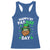 Happy St Pat Rizz Day Racerback Tank Top Funny St. Patrick's Day Leprechaun