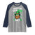 Happy St Pat Rizz Day Raglan Shirt Funny St. Patrick's Day Leprechaun