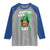 Happy St Pat Rizz Day Raglan Shirt Funny St. Patrick's Day Leprechaun