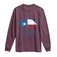 Strong Texas Long Sleeve Shirt Retro Flag Resilient Texans Pride - Wonder Print Shop