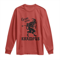 Krampus Long Sleeve Shirt Gruss Vom Greetings