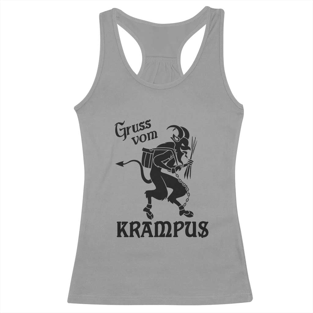 Krampus Racerback Tank Top Gruss Vom Greetings