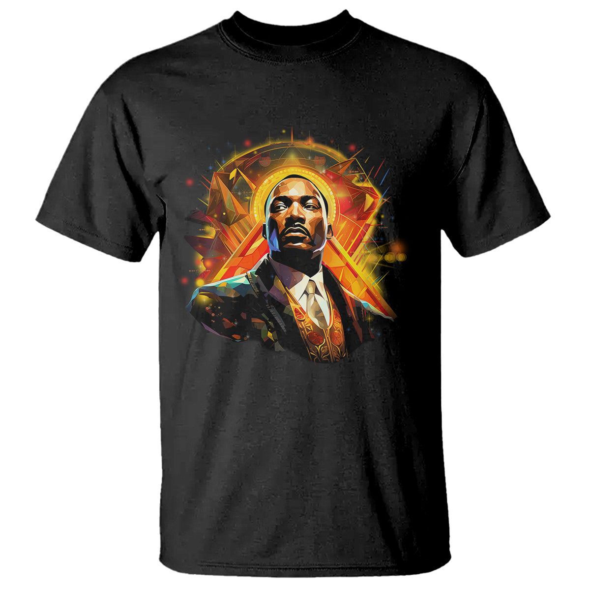 Martin Luther King MLK T Shirt Afrofuturism Graphic Art Black History Month - Wonder Print Shop