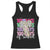 Retro Coquette 100 Days Of School Racerback Tank Top for Schoolgirls Teacher