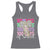 Retro Coquette 100 Days Of School Racerback Tank Top for Schoolgirls Teacher