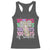 Retro Coquette 100 Days Of School Racerback Tank Top for Schoolgirls Teacher