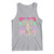 Retro Coquette 100 Days Of School Tank Top for Schoolgirls Teacher