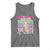 Retro Coquette 100 Days Of School Tank Top for Schoolgirls Teacher