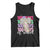 Retro Coquette 100 Days Of School Tank Top for Schoolgirls Teacher